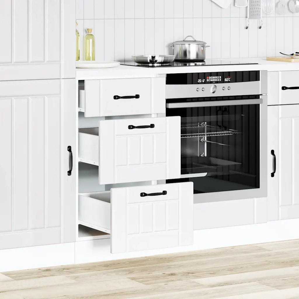 Pensile da cucina | Base da Cucina Lucca Bianco in Legno Multistrato
