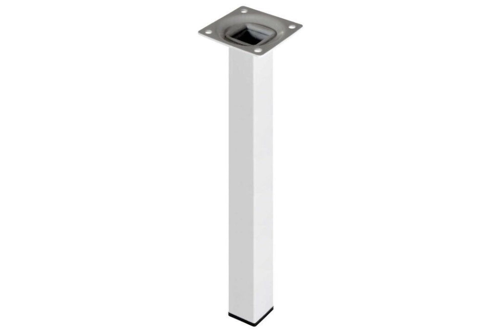 Piede Quadro Bianco 25X25.H 300 Set 5 Pezzi - Masidef