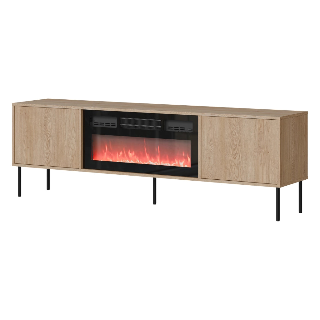 Silvi, Mobile Porta tv un Ripiano, 180x40x60h cm Marrone