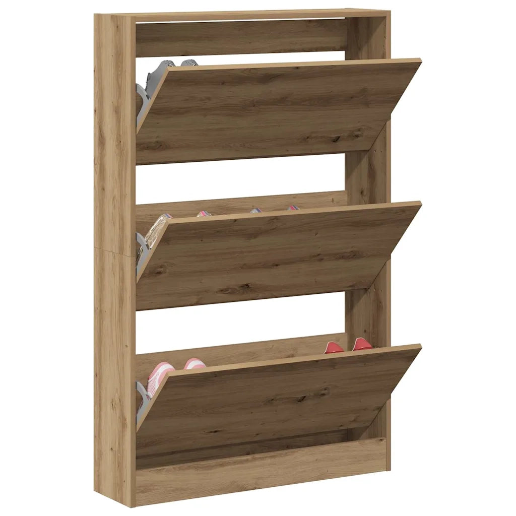 Mobile per scarpe Rovere artigianale 80 x 21 x 125,5 cm 869103