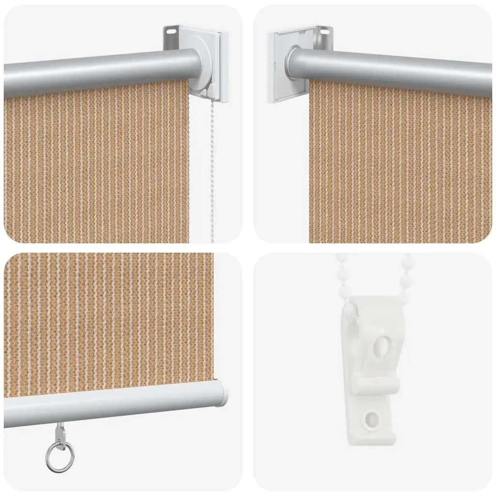 Tenda a Rullo per Esterni 145(L)x140(A) cm Beige 43418