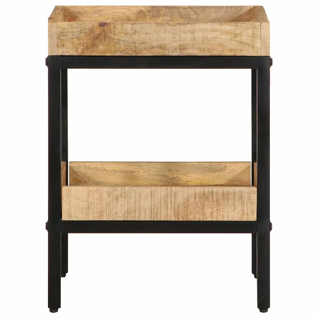 Tavolo laterale | Tavolino Marrone 35 x 35 x 45 cm Legno di mango massello