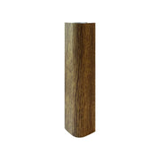 Angolare per zoccolo 90° R12 in rovere H 10 cm.
