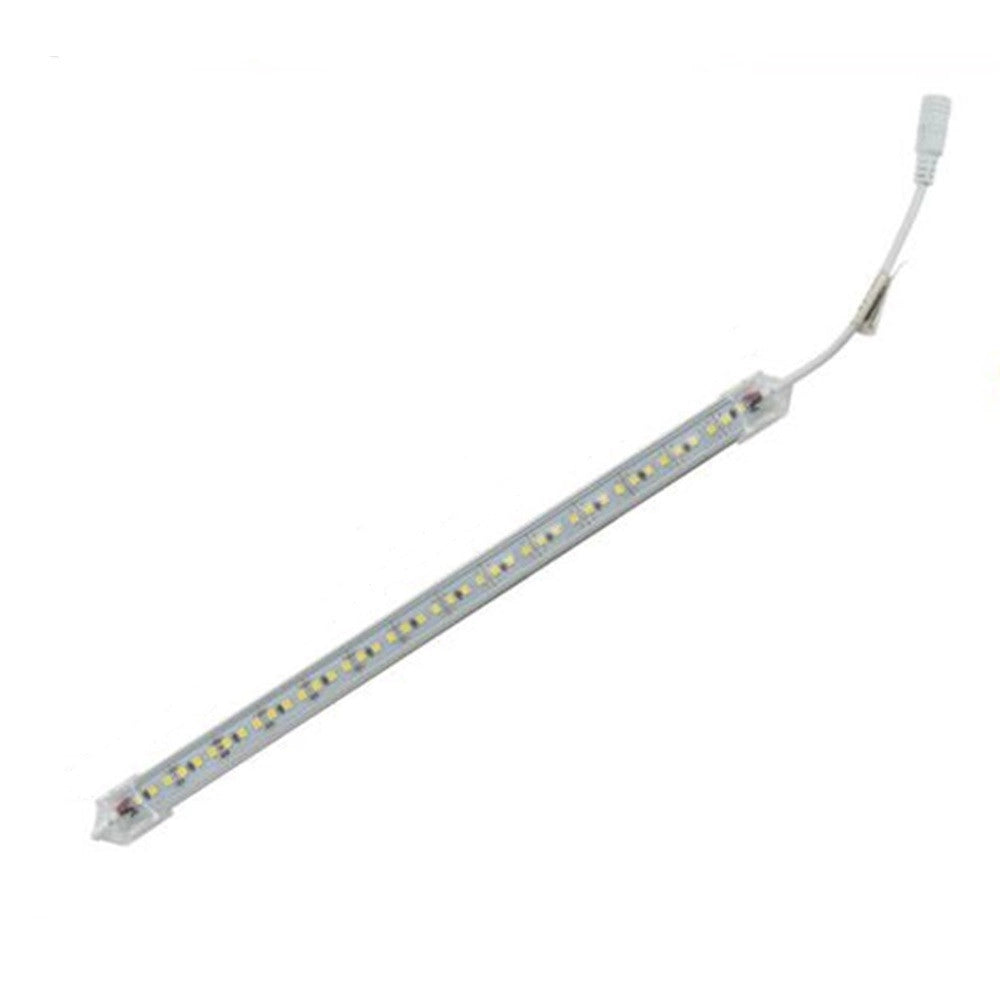 Trade Shop - Profilo Alluminio Completo Di Led 60cm 10w Luce 6500k 3000k 4000k 3014-12v-60t - -bianco Freddo      -