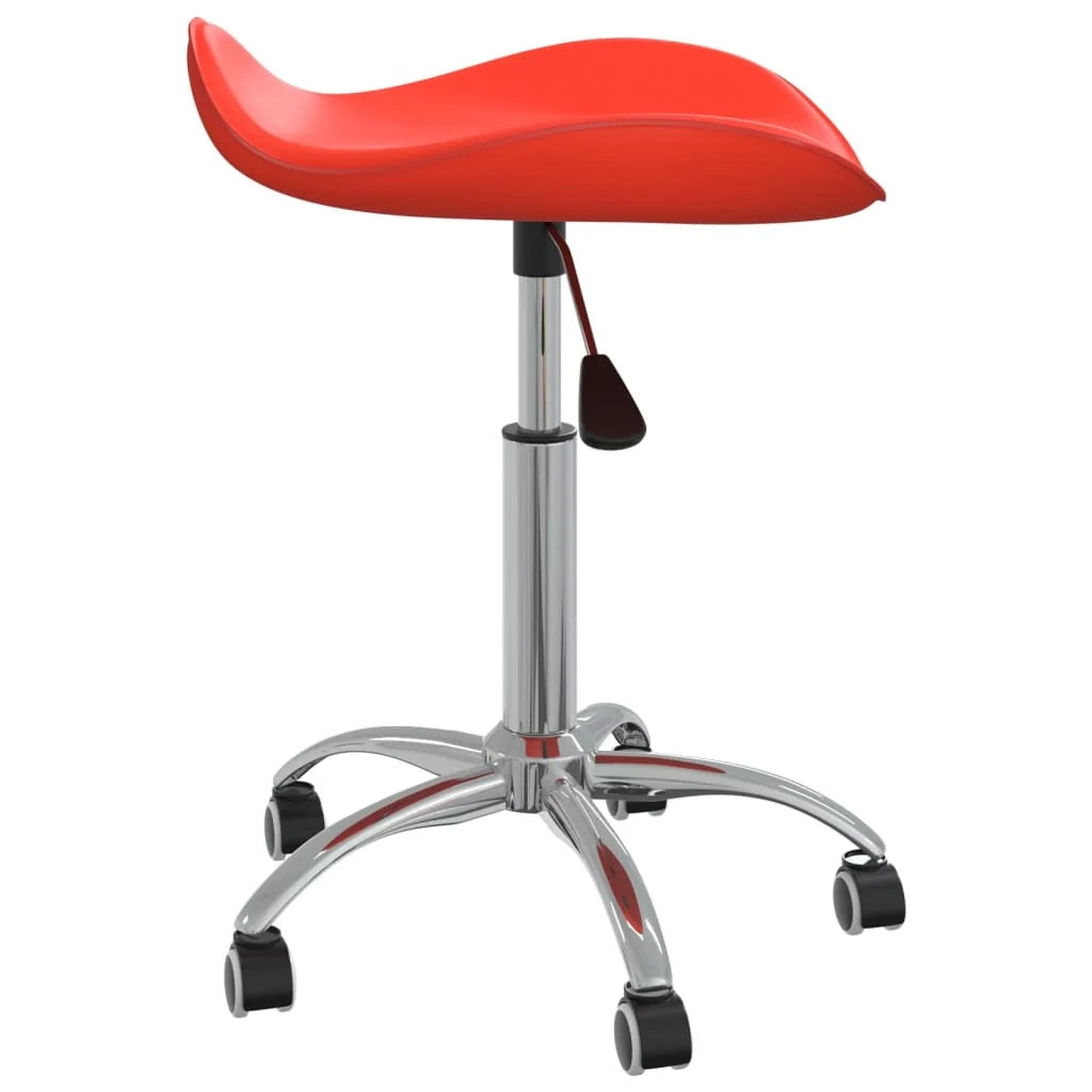Sedia da ufficio/sedia da studio/poltrona/sedia per computer in similpelle rossa 02_0024062