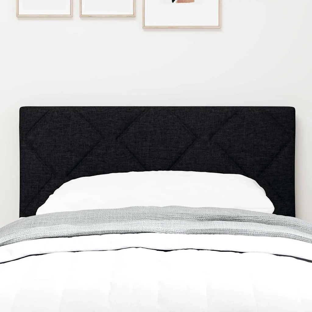 Testiera | Testata Nero 80 cm Tessuto