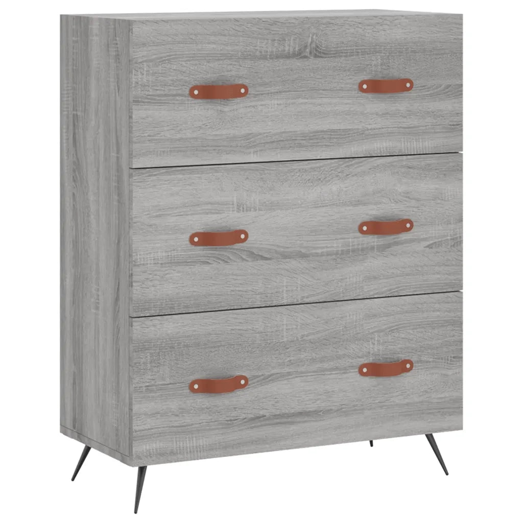 Cassettiera Grigio Sonoma 69,5x34x90 cm in Legno Multistrato CFW4038824