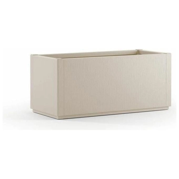 Stefanplast Fioriera Ethica Rettangolare 80 cm Gesso