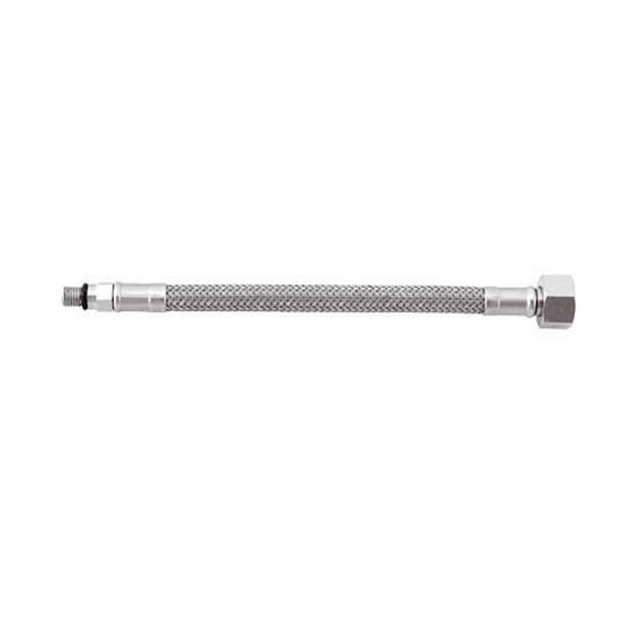 FLESSIBILE IN ACCIAIO INOX DN6 M8X1- F 1/2 cm. 40- DH- pezzi 1