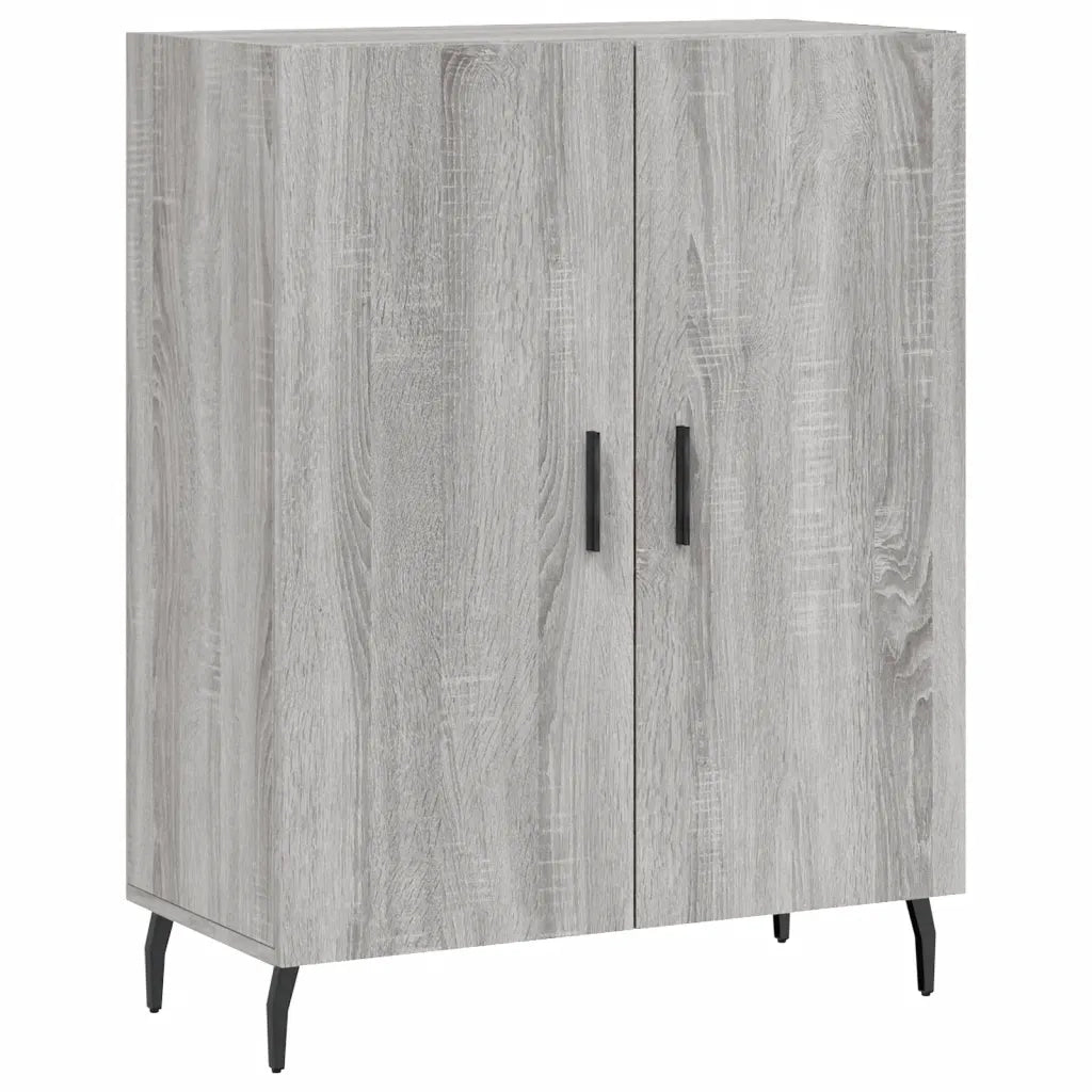 Credenza | Madia | Buffet da pranzo | Armadio da pranzo Grigio Sonoma 69,5x34x180 cm in Legno Multistrato