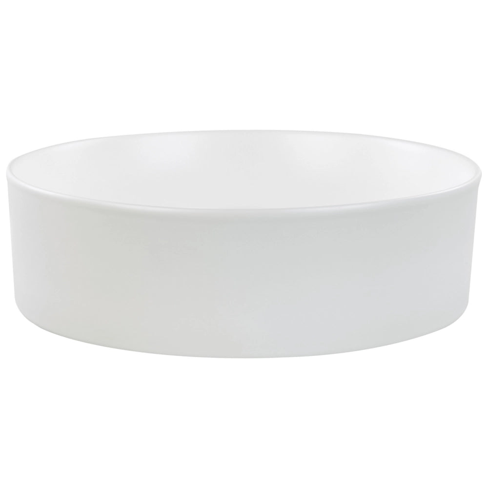 Lavabo da bagno in ceramica ⌀ 40 cm Bianco sporco stile glamour