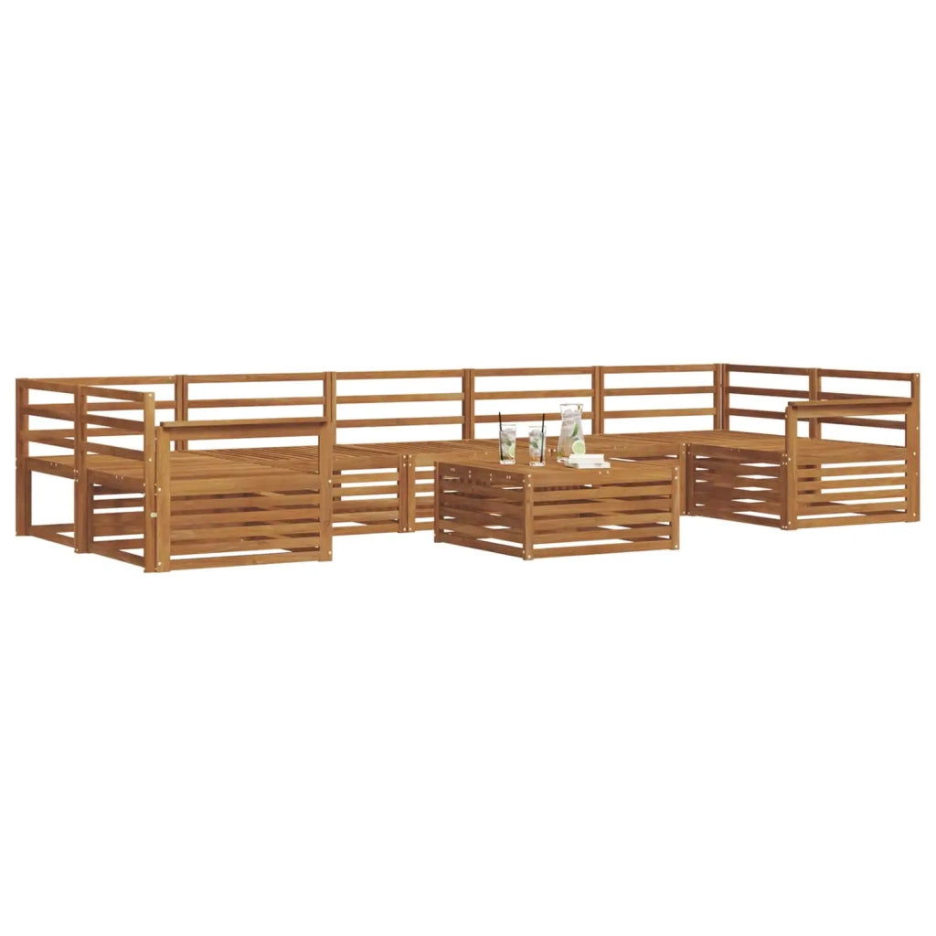 Set di divani da esterno 8 pcs Naturale 3373164