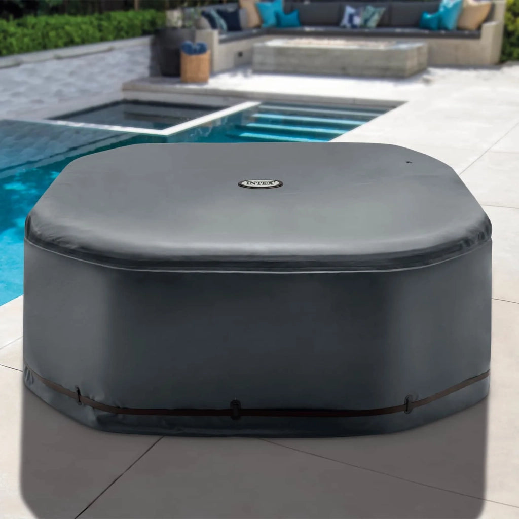 INTEX Copridoccia per Spa Grigio Scuro 211 x 211 cm PVC 42035644