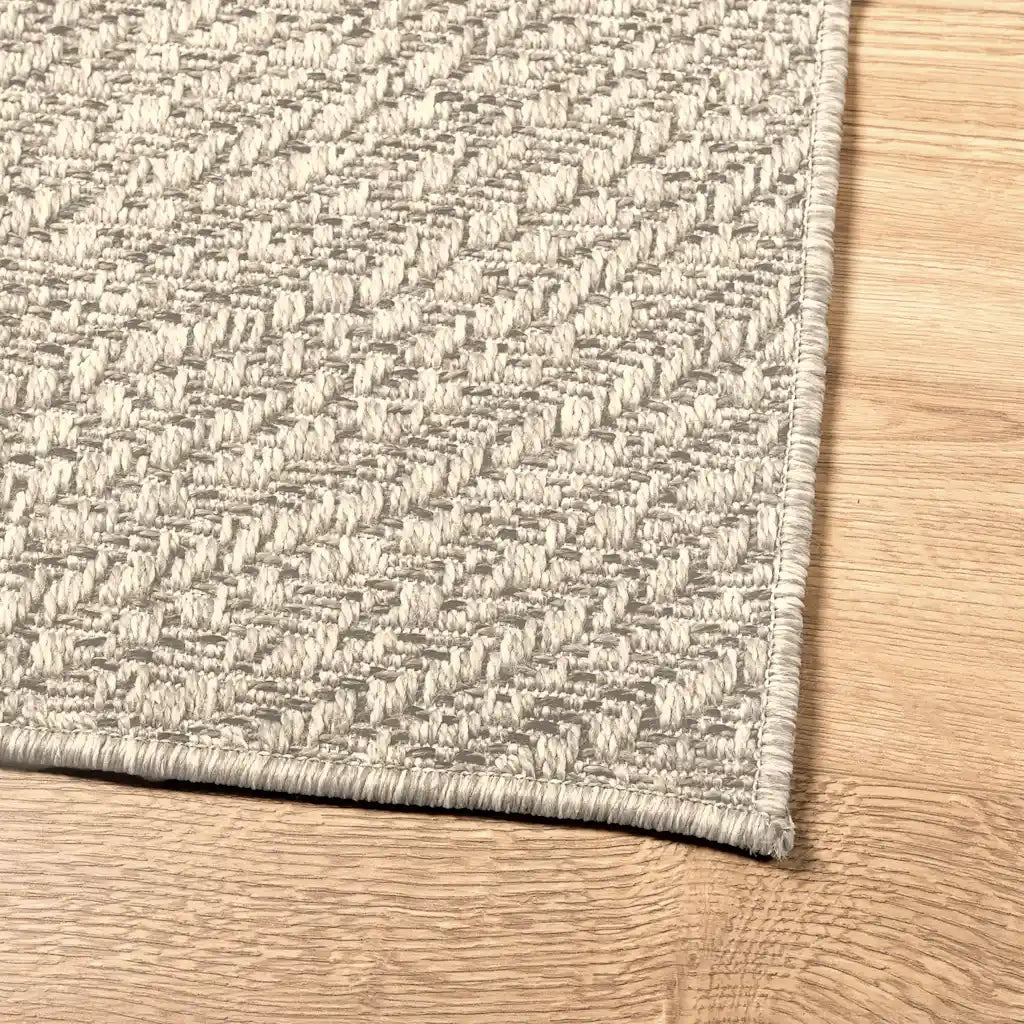 Tappeto del soggiorno | Tappeto ZIZUR Crema 120x170 cm Aspetto Iuta Interni ed Esterni