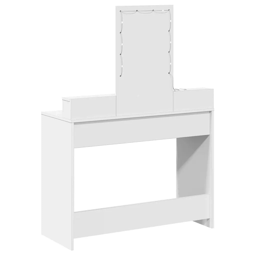 Toeletta | Tavolo da Trucco Bianco 100 x 41 x 140 cm Legno multistrato