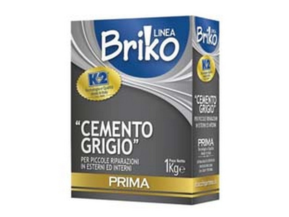 12pz k2 linea briko cemento grigio in polvere - kg.1 in scatola cod:ferx.fer35279