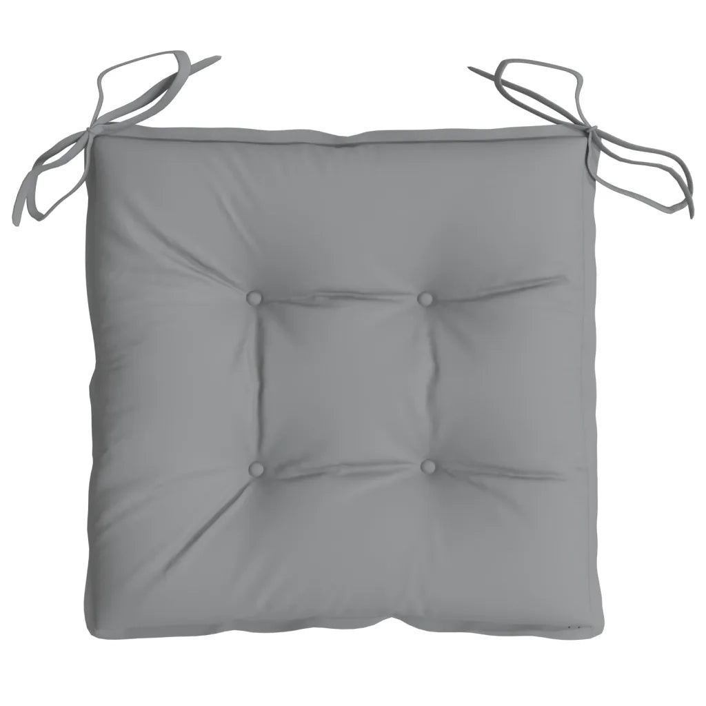 Cuscini per Sedia 2 pz | Cuscini per sedie Grigi 50x50x7 cm Tessuto Oxford