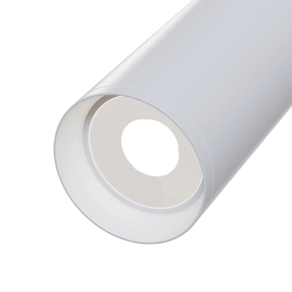 Maytoni Lampada da soffitto moderna Focus 1 luce GU10 bianco metallo