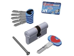 CILINDRO EUROPEO EVOK1 0K11 SERIE 3100  mm.40x60 (3101CCS40601X5)    SECUREMME
