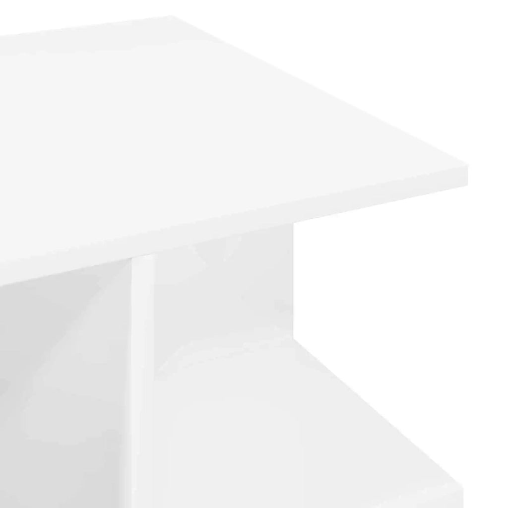 Tavolino da salotto Bianco 87 x 50 x 45 cm Legno ingegnerizzato 8001055