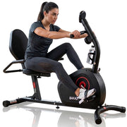 Cyclette da Seduta con 8 Livelli Potenza Bici Ergonomica per Allenamento Fitness