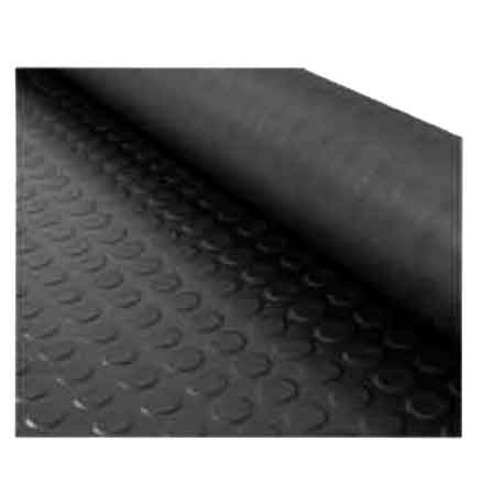 TAPPETO BOLLATO IN PVC IDEAL STAR H.cm 100x20 mt - spess. mm 1 - colore nero - 20 mq- IDEAL STAR