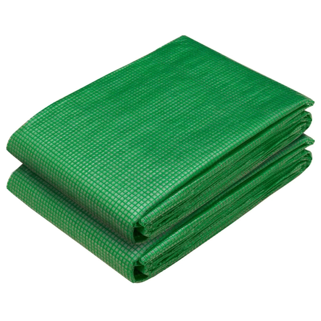 Telo con Occhielli 2 pz Verde 2 x 6 m 260 gsm PE 3429751
