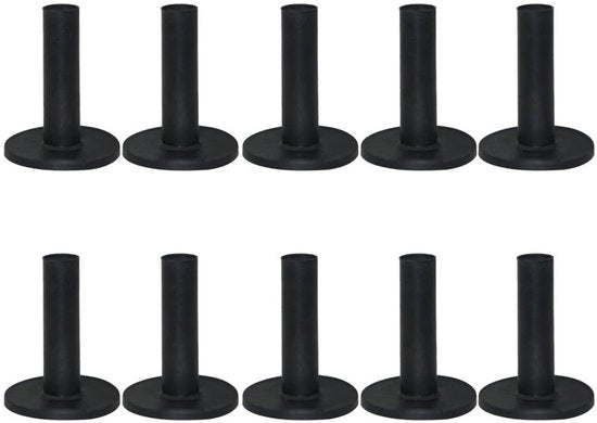 Accessori da Golf - Tee in Gomma - 10 Stuks - Dimensioni 58/68/85 mm - Ideali per il Driving Range - Materiale Duraturo - Ideali per l'Afslag