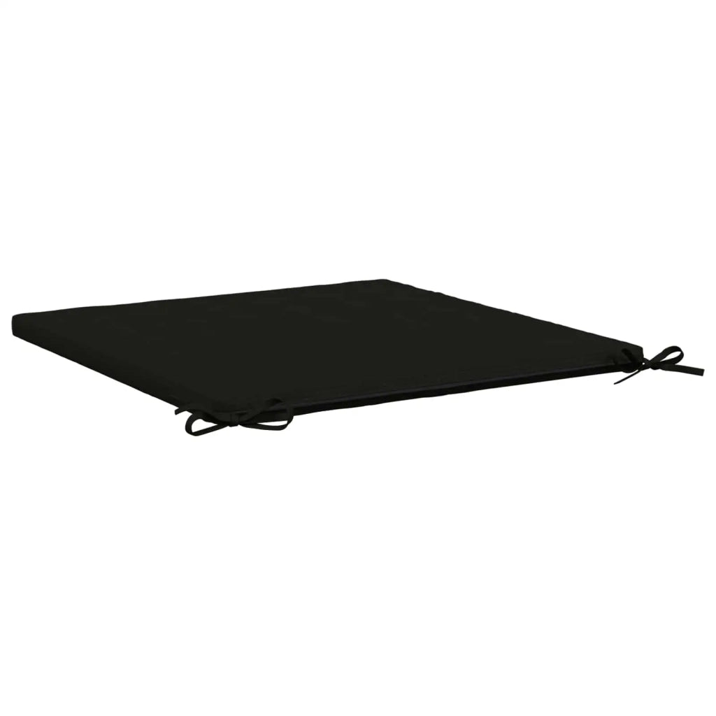 Cuscini per Sedia in 4 Pezzi SOEST 4 pz 100% Poliestere Nero 944774