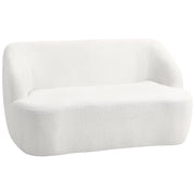 Divano 2 posti in borreguito ¨C Xylo ¨C Curvo trapuntato crema 142 cm
