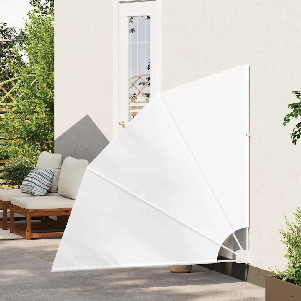 Schermo di Privacy per Balcone Bianco 140 x 140 cm Poliestere 42000930