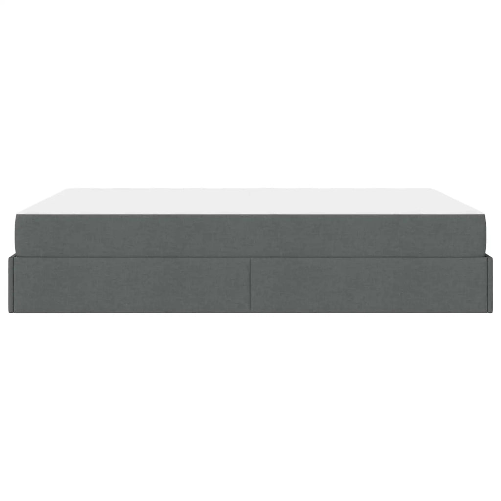 Struttura letto con materasso 2 pcs Grigio Sfumato Tessuto 3399495