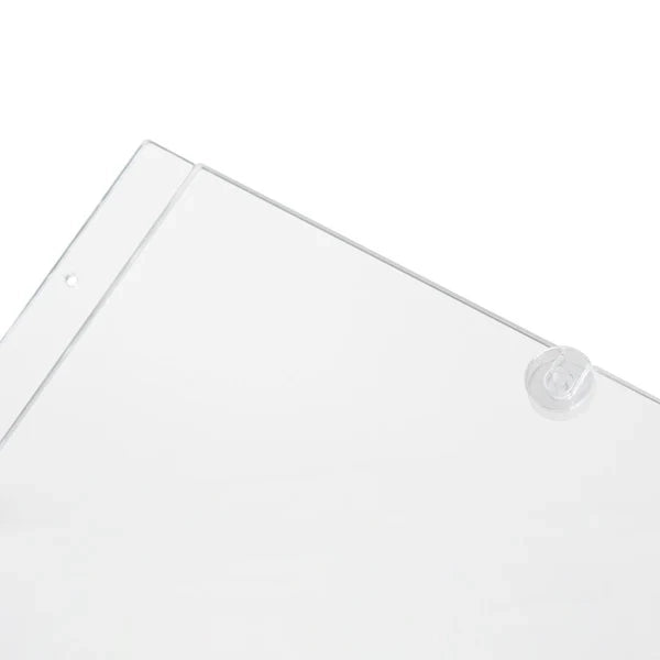 Tasche in plexi per esposizioni a Cavetto - A4 orizzontale