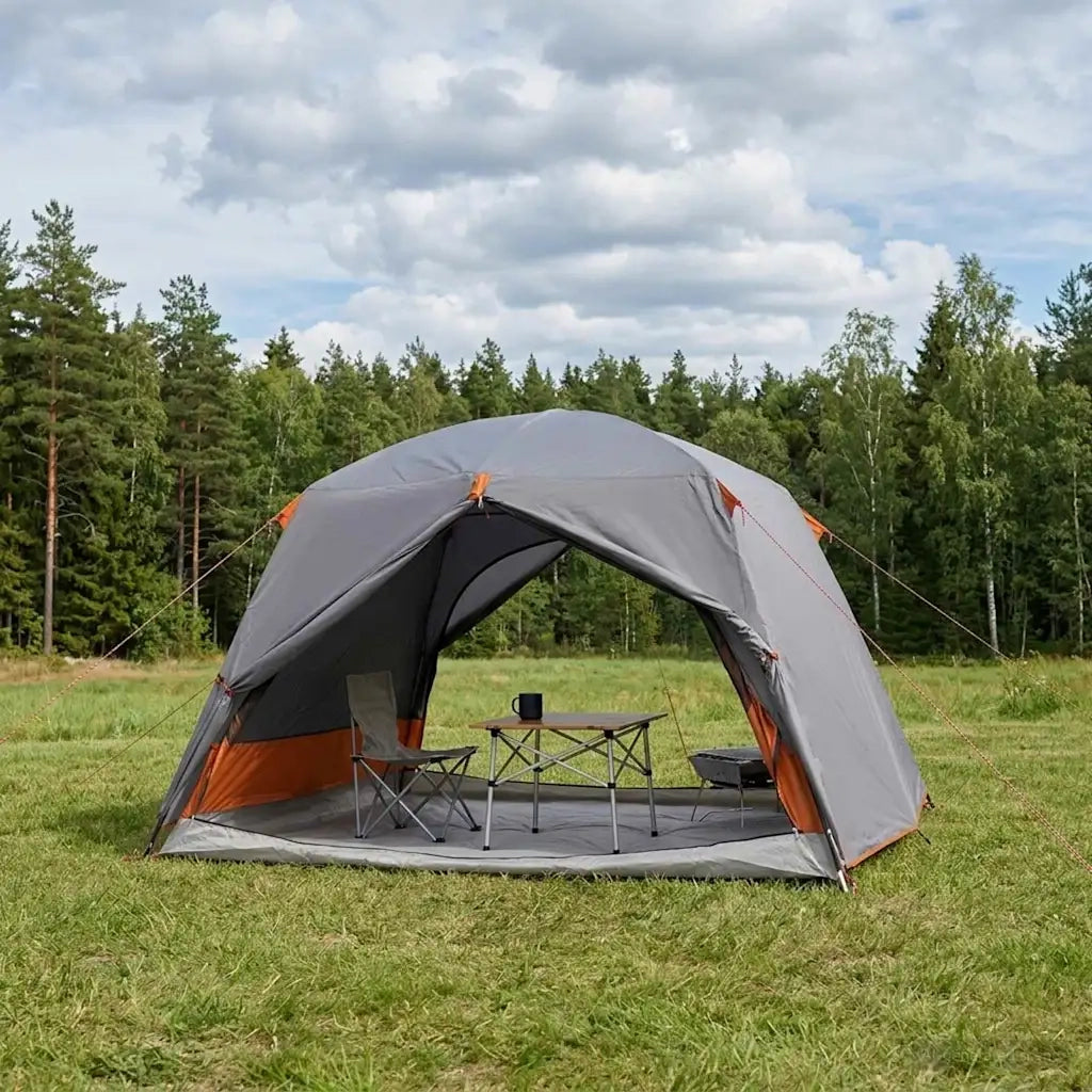 Tenda da backpacking Grigio e arancione 2 persone 42017411