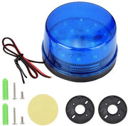 LED Stroboscopico di Emergenza - Segnalazione di Preavviso - Blu - 12V/24V - Adatto per veicoli - Tbest98y0a26ecx