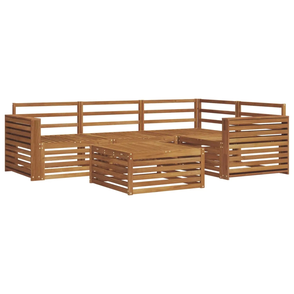 Set di divani da esterno 5 pcs Naturale 3373424