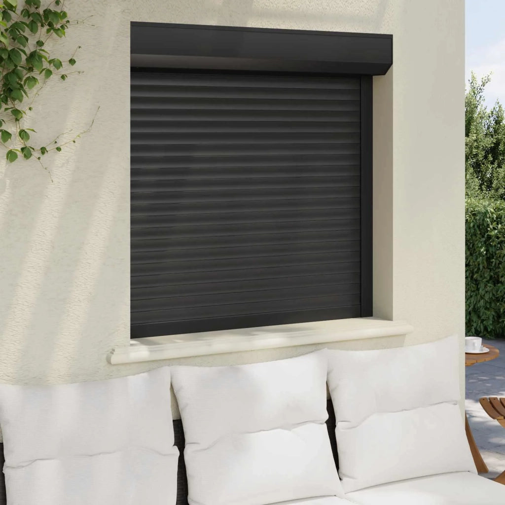 Persiana a rullo Antracite 100 x 100 cm Alluminio e poliuretano 42047065