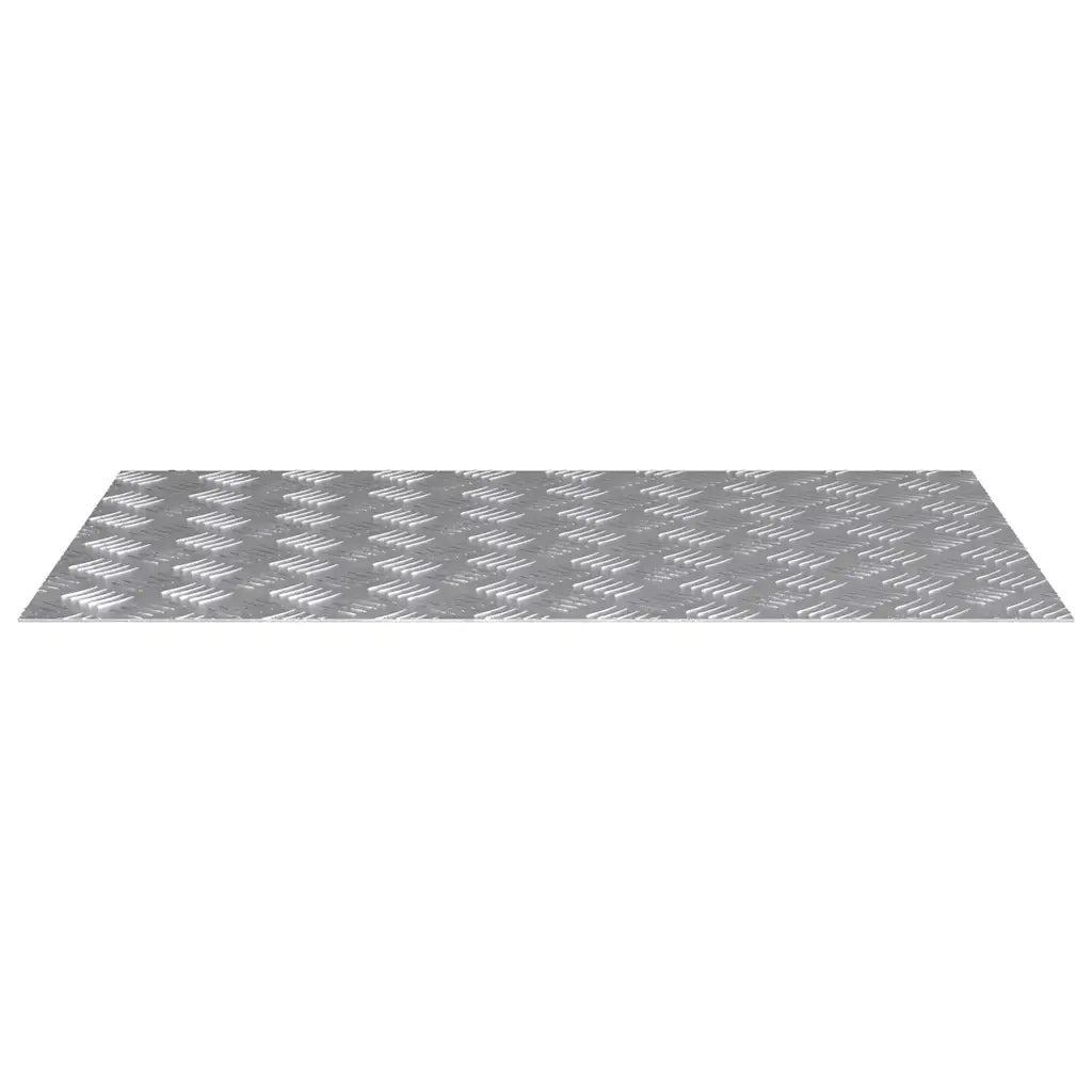 Gradini per Scale 2 pz | Tappetini per scale autoadesivi Argento 80 x 50 cm Alluminio