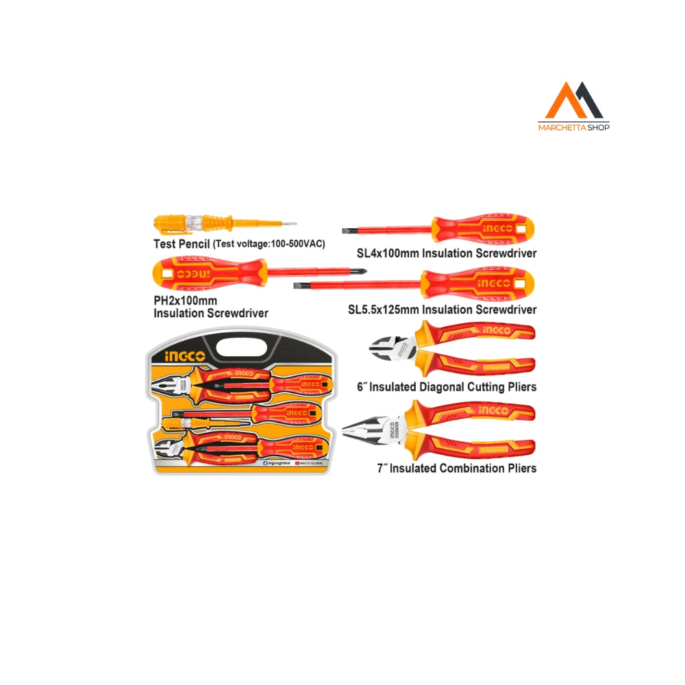 SET 6PZ UTENSILI ISOLATI