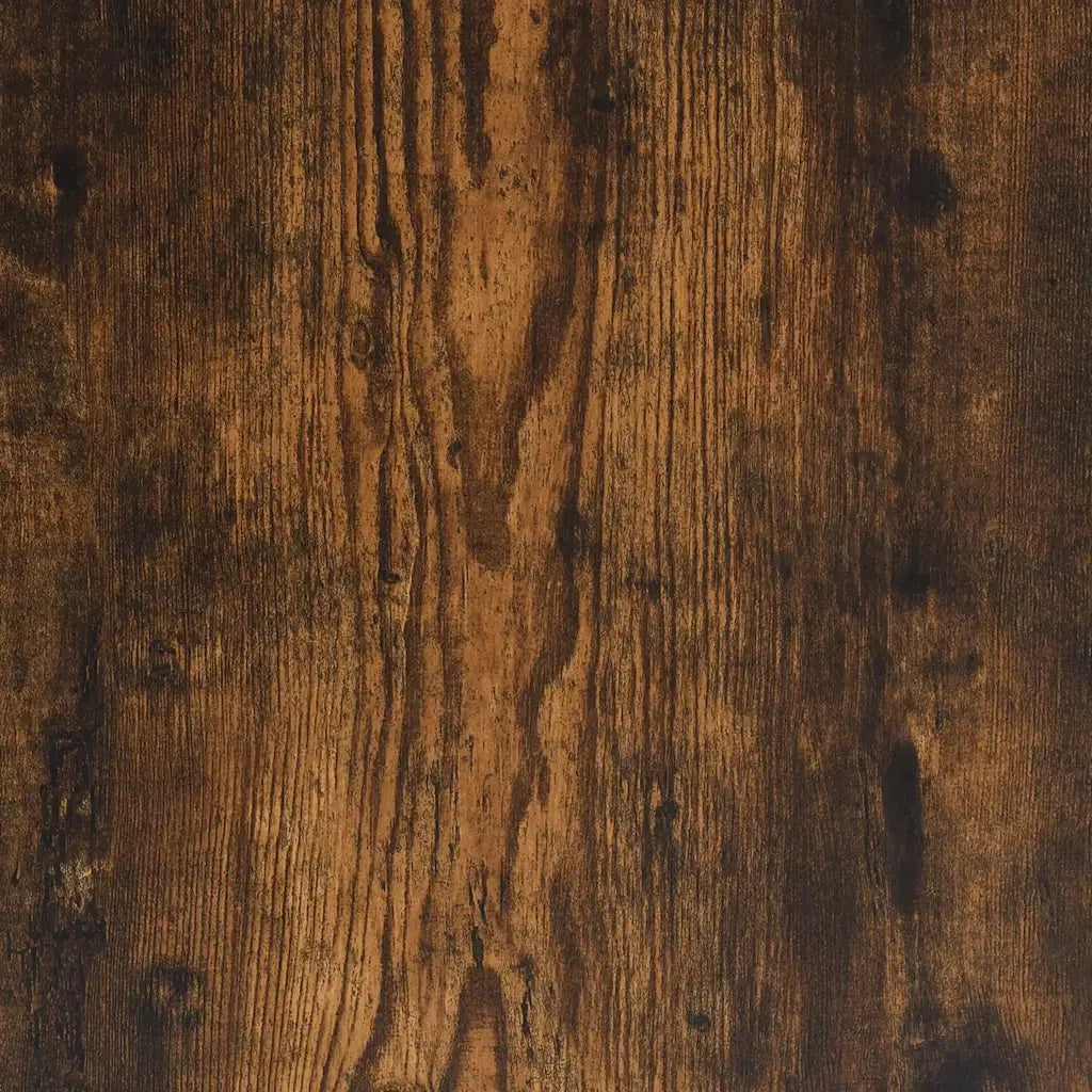Mobile Porta Dischi Rovere Fumo 84,5x38x89 cm Legno Multistrato 832002