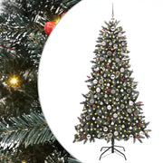 Albero di Natale | Decorazioni natalizie artificiale con 300 LED Verde 180 cm