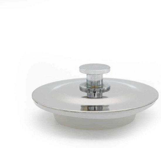 Stopper per vasca da bagno in acciaio inossidabile per piscine e vasche idromassaggio (42-45mm), Stop per scarico con tubi di scarico, Chiusura impermeabile