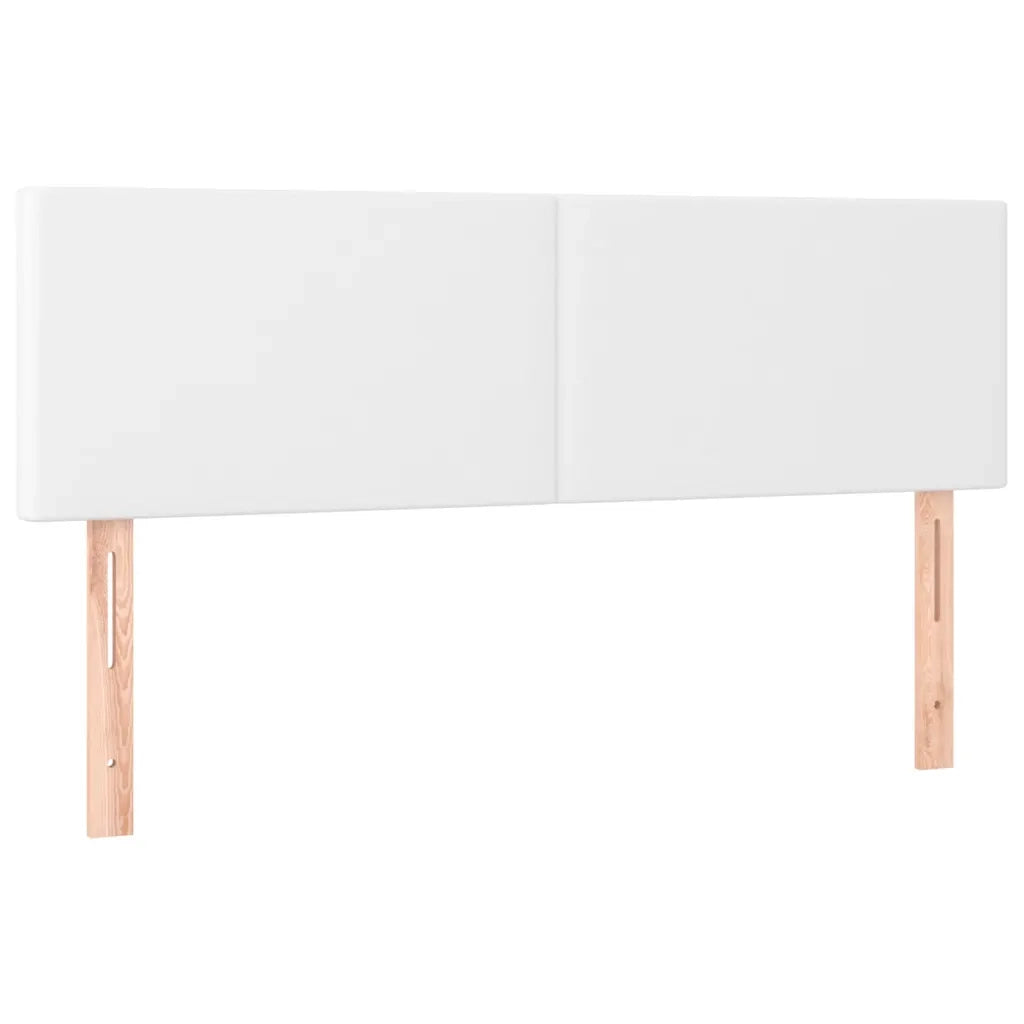 Giroletto a Molle con Materasso Bianco 140x190 cm in Similpelle