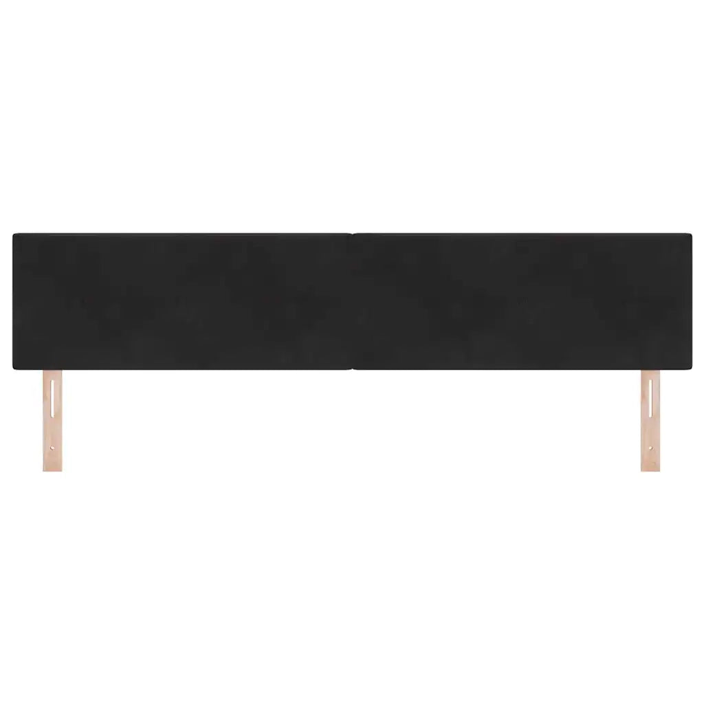 Testiera | Testata Nero 200 cm Velluto
