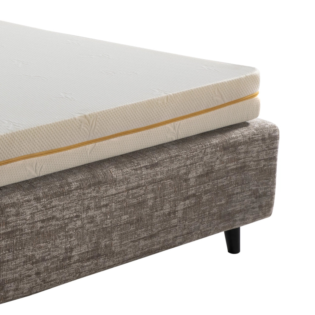 Materasso Singolo per Divano Letto 70x190 h 12 cm. Materassino Pieghevole Schiuma Ortopedico. Rivestimento Sfoderabile Cotone Fresco e Traspirante.