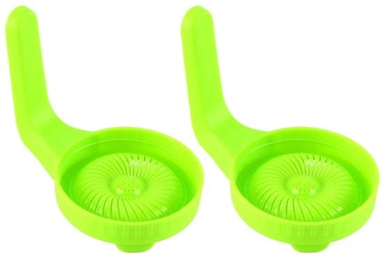 Coperchi per vaso da conserva 2 pezzi - Adatti per vasi da conserva da 86 mm - Disegno ergonomico - Colore verde - Ideali per i germogli - Coperchio per germogli