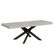 Tavolo allungabile 160/264x90 cm Volantis Premium cashmere gambe antracite