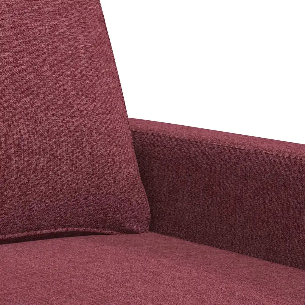 Divano | Divano da soggiorno | Sofa a 3 Posti Rosso Vino 180 cm in Tessuto