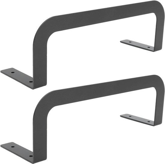 Sostituto di Bloccaggio della Matrice - Supporto Metallico della Matrice - Lettino Regolabile - Stabilizzatore della Matrice - Soluzione Anti-Slittamento - Adatto per Tutti i Tipi di Matratze - Nero 2 Pezzi.