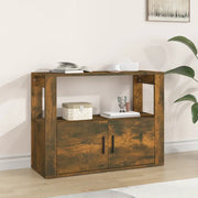 Credenza-Buffet-Armadio da cucina Rovere Fumo 80x30x60 cm in Legno Multistrato